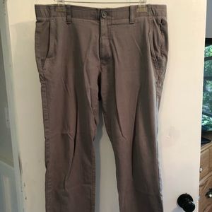 Under Armour Gray Khaki Chinos 38x30